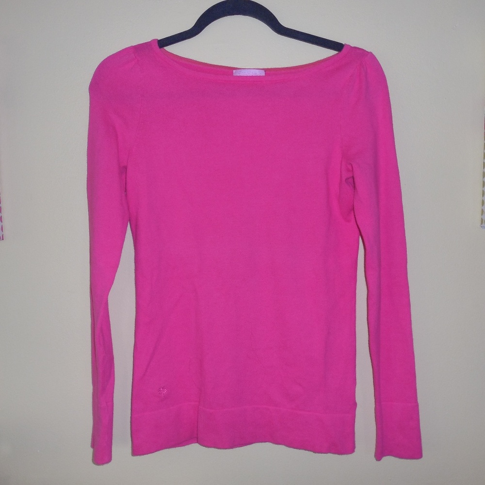 NWOT Lilly Pulitzer Pink Sweater Long Sleeve